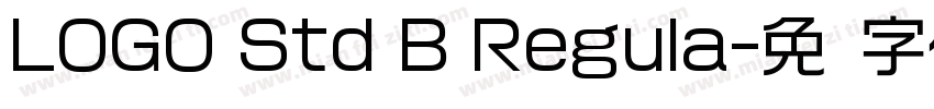 LOGO Std B Regula字体转换